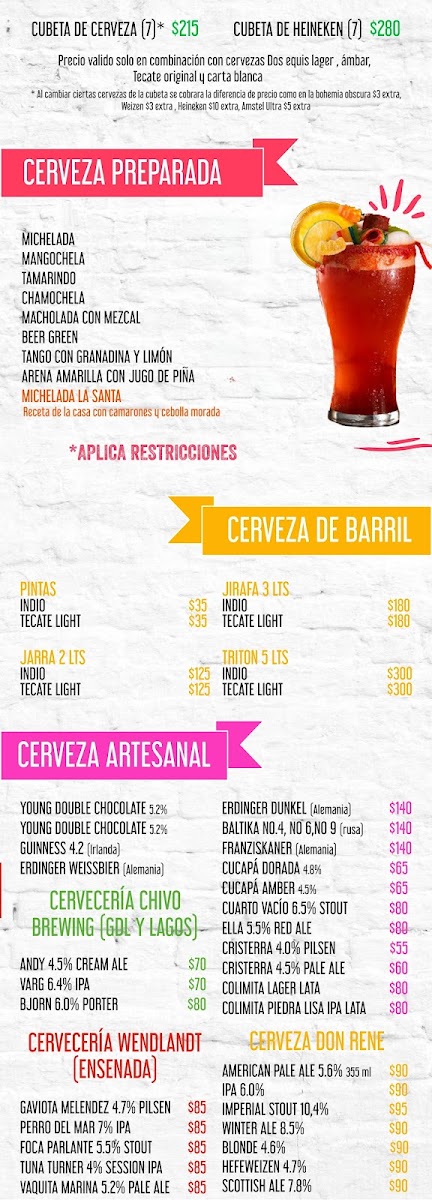 Level Pub Menu - Image 6